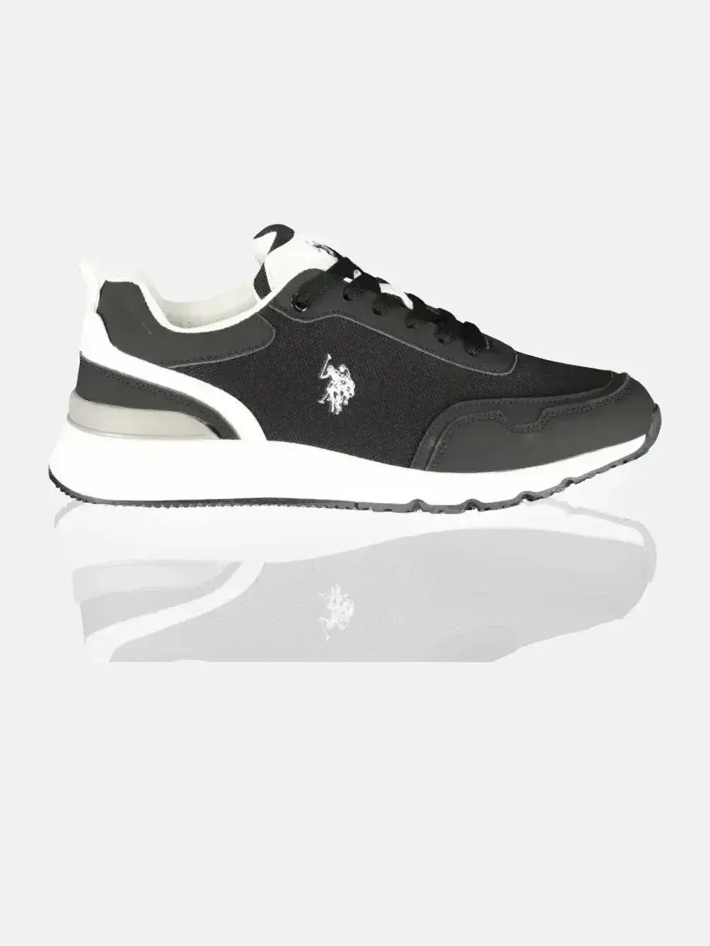 U.S. Polo Assn. U.S Polo Assn. αθλητικά BLK100 μαύρο — Δέρμα / Ύφασμα