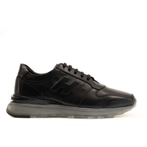 alexandris-shoes-black-grey-leather-sneakers-shoes-white-sole-παπουτσια-δερματινα-ανατομικα-σνικερσ-μαυρα-κωδικος-51801