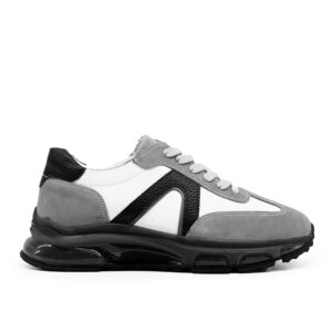 alexandris-shoes-grey-gkri-sneaker-913-brown-airsole-γκρι-ασπρο-αλεξανδρης-σνικερ-ανατομικα-με-μαυρη-λεπτομερεια
