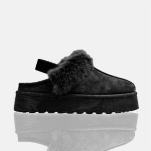 maures-black-Παντοφλες-Verde-Microfiber-verde-sandals-furry-gouna-lastixo