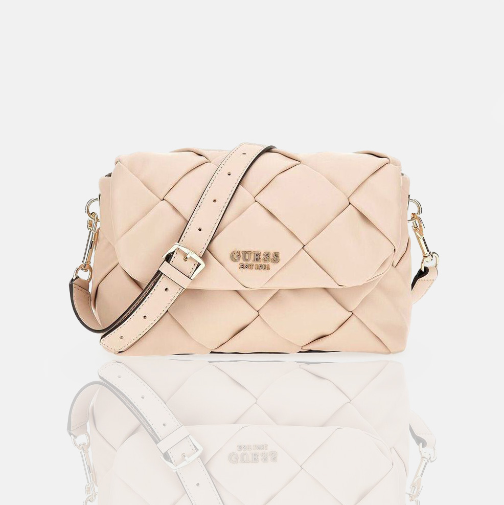 Τσάντα-Χιαστί-Guess-Zaina-WG898619-STONE-Μπεζ-1 Τσάντα-Χιαστί-Guess-Zaina-WG898619-STONE-Μπεζ-1