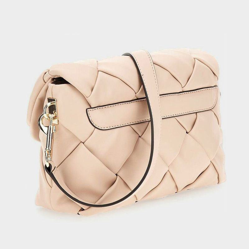 Τσάντα-Χιαστί-Guess-Zaina-WG898619-STONE-Μπεζ-3